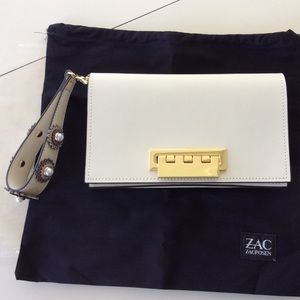 ZAC Zac Posen Earthette Floral Leather Clutch